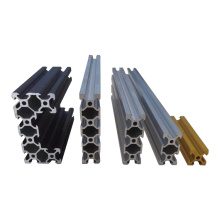 Black 10X10 20X20 30X30 35x35 40X40 50X50 60X60 80X80 90X90  V T Slot Aluminium Industrial Extrusion Profile